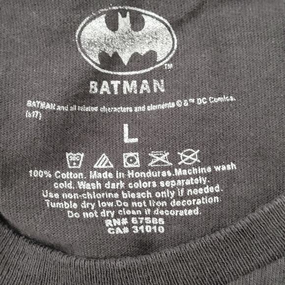 DC-Comics Joker Shirt M/L 20x26 Black Gotham Villain - Picture 4 of 12